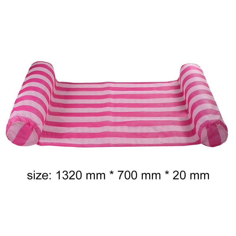 Summer Water Hammock Mattress Swimming Pool Inflatable Mat Rafts Floating Chair Swimming Portable Outdoor Elements