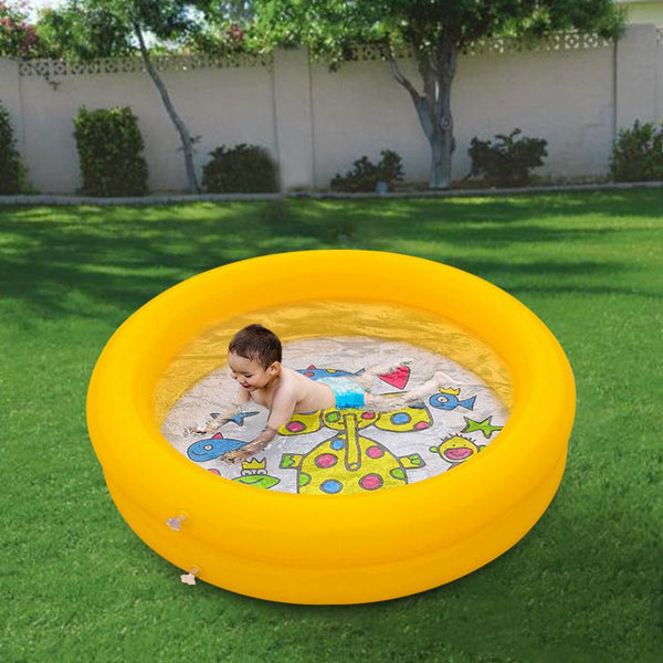 60*60cm Play Ball Pool Baby swimming Pool Child Summer kid Water Toys inflatable Bath Tub Round lovely animal printed bottom