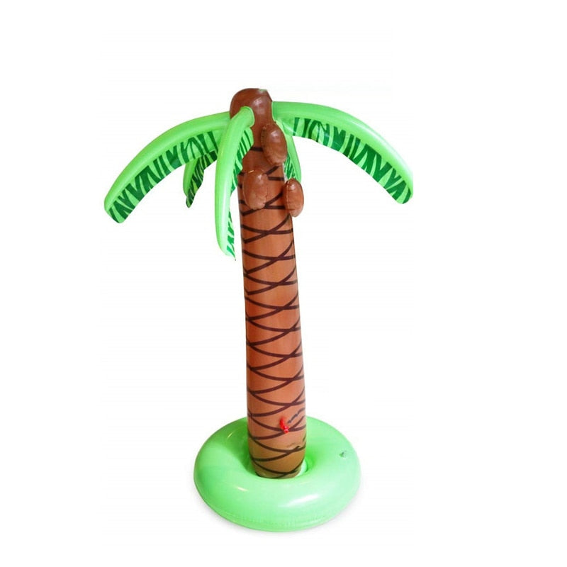 Inflatable Summer Children Play Water Spout Parent-Child Beach Lawn Play Water Spray Simulation Coconut Tree Outdoor Toy (as show)