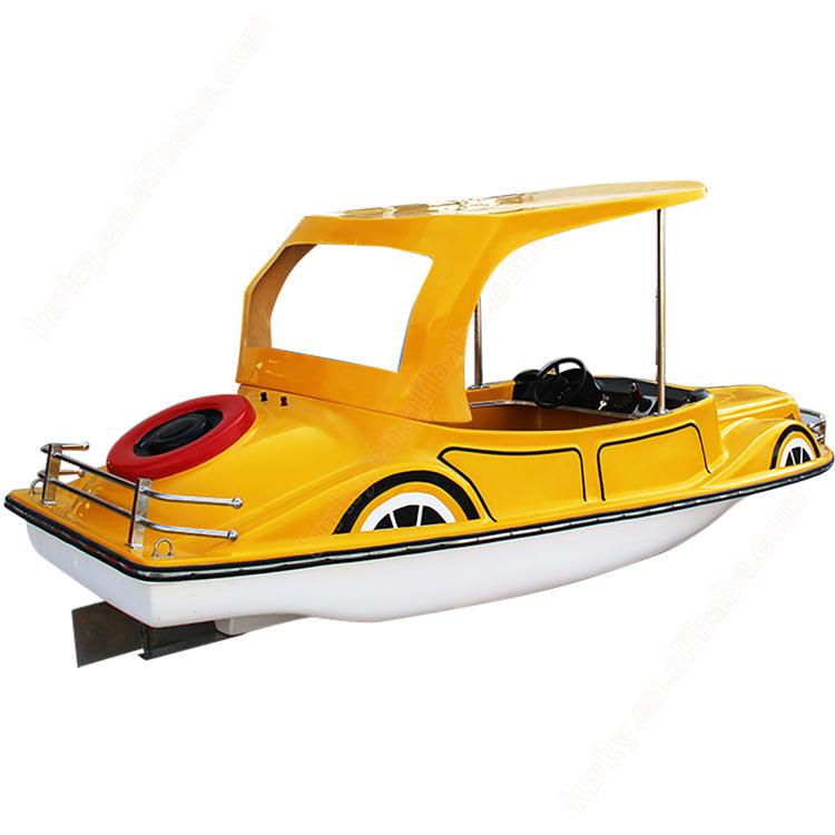 water park fiberglass electric water car boat for sale with cheap