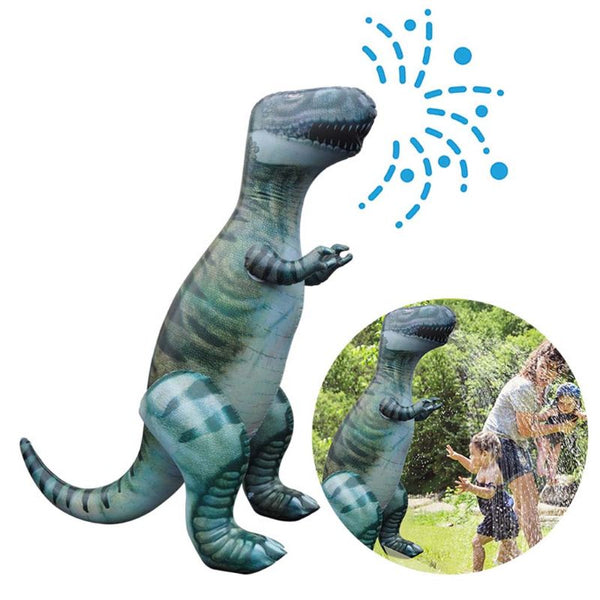 Inflatable Dinosaur Squirt Water Toys for Children Summer Swimming Pool Beach Garden Outdoor Game Water Spray Dinosaur