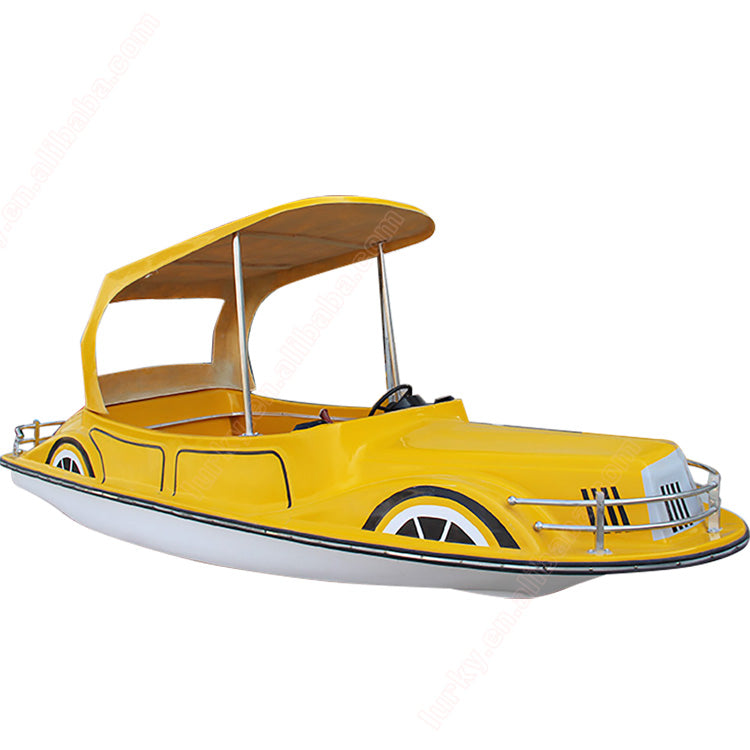 water park fiberglass electric water car boat for sale with cheap