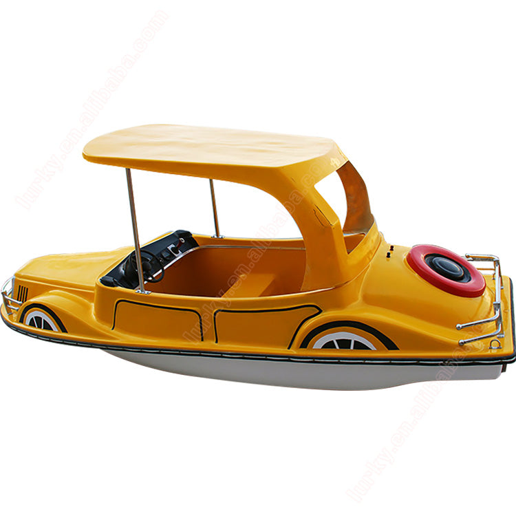 water park fiberglass electric water car boat for sale with cheap