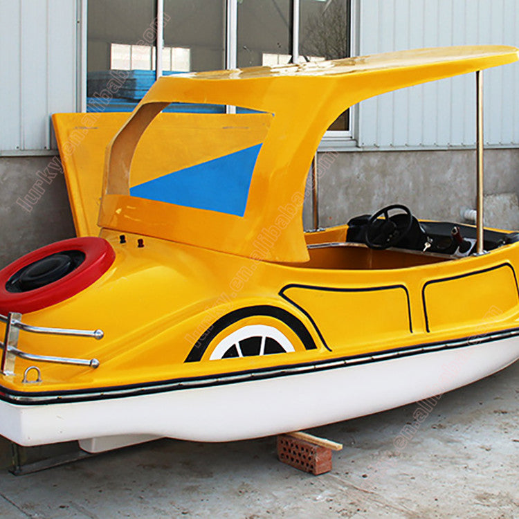 water park fiberglass electric water car boat for sale with cheap