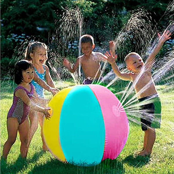 3 Years+ Unisex Funny Novelty Modish Outdoor Inflatable Water Spray Ball Sprinkler Splash Kids Lawn Swim Garden Toy 2020 Summer