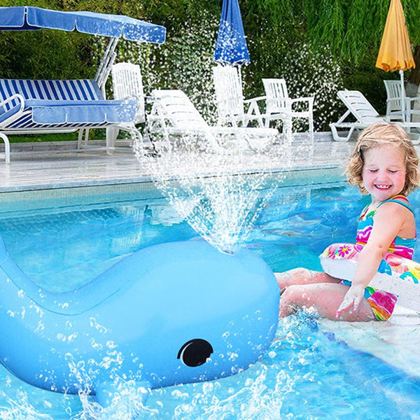 Kids Inflatable Spray Water Pad Cartoon Animal Dolphin Water Mat Play Pool Playing Sprinkler Outdoor Fun Swimming Pools piscina