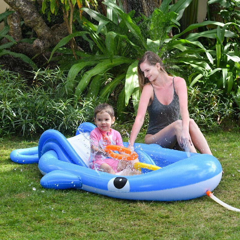 Inflatable pool Water play spray in Summer Water Park Swim Center Family Swimming Pool ball pit Outdoor Toys for Children Adults