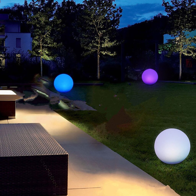 Funny Inflatable Luminous Ball PVC Balloon Remote Control Glowing Ball Outdoor LED Beach Ball for Swimming Pool Garden @D11