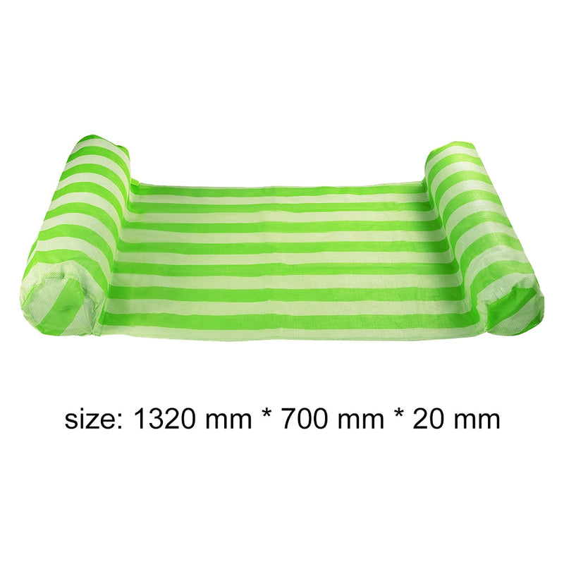 Summer Water Hammock Mattress Swimming Pool Inflatable Mat Rafts Floating Chair Swimming Portable Outdoor Elements