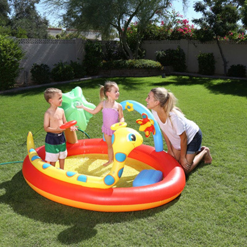 192cm water spray pool inflatable swimming pool for children toy big outdoor pool kids summer swimming pool inflatable pool