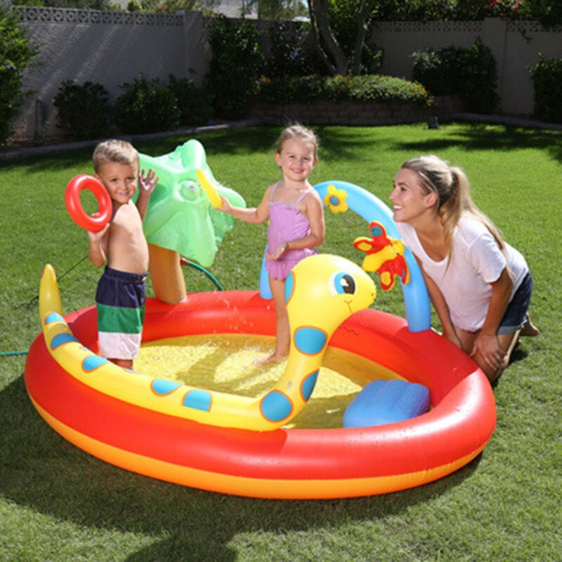 192cm water spray pool inflatable swimming pool for children toy big outdoor pool kids summer swimming pool inflatable pool