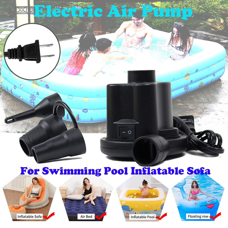 Electric Air For Swimming Pool Inflatable Sofa Fast Inflator Water Spray Pad Accessories Outdoor Sprinkler Play Toy Children Pad