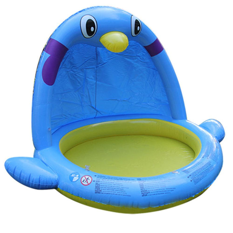 Large Size Large Water Spray Game Mat Indoor Swimming Pool Penguin Shape Inflatable Paddling Pool For Kids