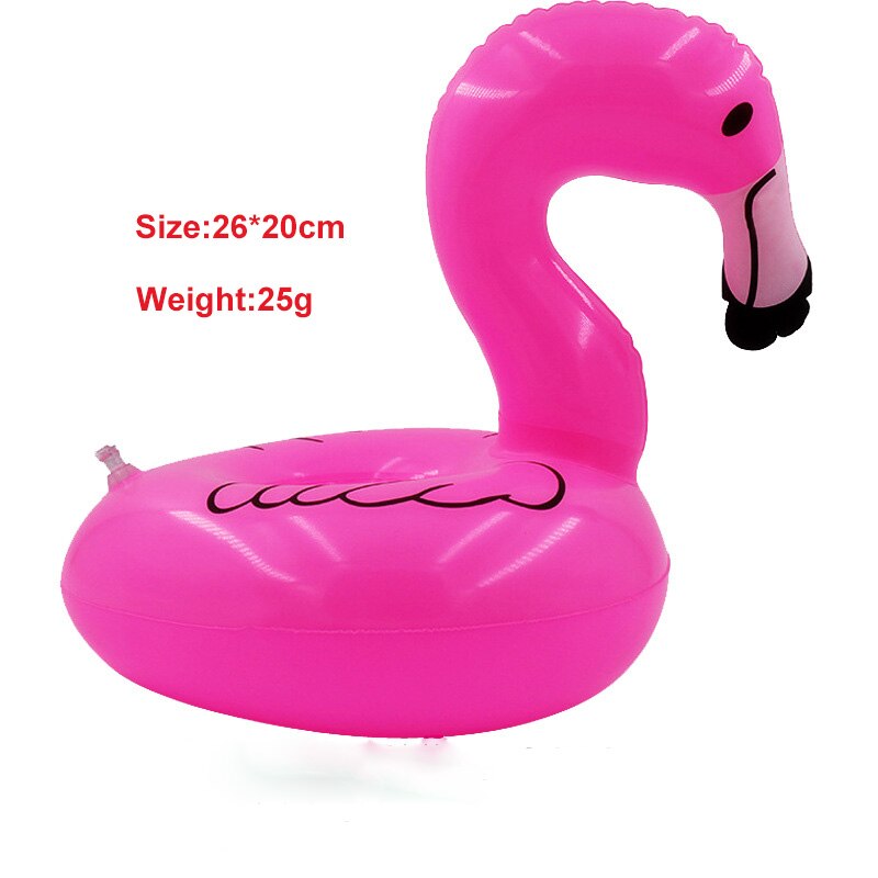 Rooxin Cup Holder Inflatable Flamingo Unicorn Drink Holder Swimming Pool Float Beverage Beer Holder Bar Tray Summer Party Toys