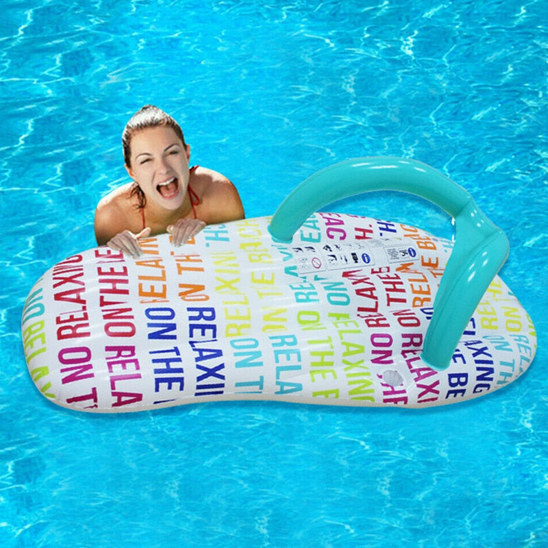 Newly Inflatable Water Hammock Floating Bed Slippers Lounge Chair for Swimming Pool Beach BN99