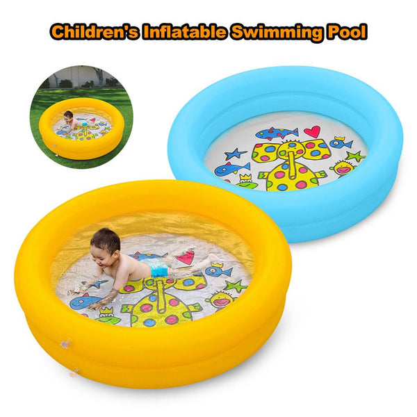 60*60cm Play Ball Pool Baby swimming Pool Child Summer kid Water Toys inflatable Bath Tub Round lovely animal printed bottom