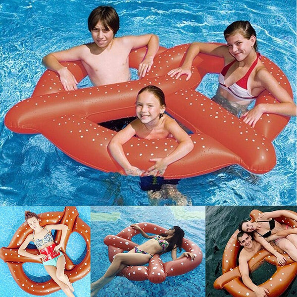 Rooxin 140cm Inflatable Swimming Circle Pool Float Donut Swimming Ring Adult Kids Summer Beach Party Pool Toys Boia de Piscina