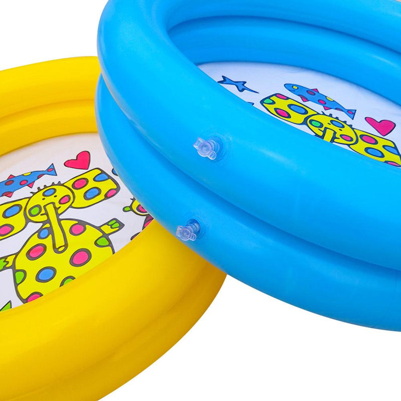 60*60cm Play Ball Pool Baby swimming Pool Child Summer kid Water Toys inflatable Bath Tub Round lovely animal printed bottom