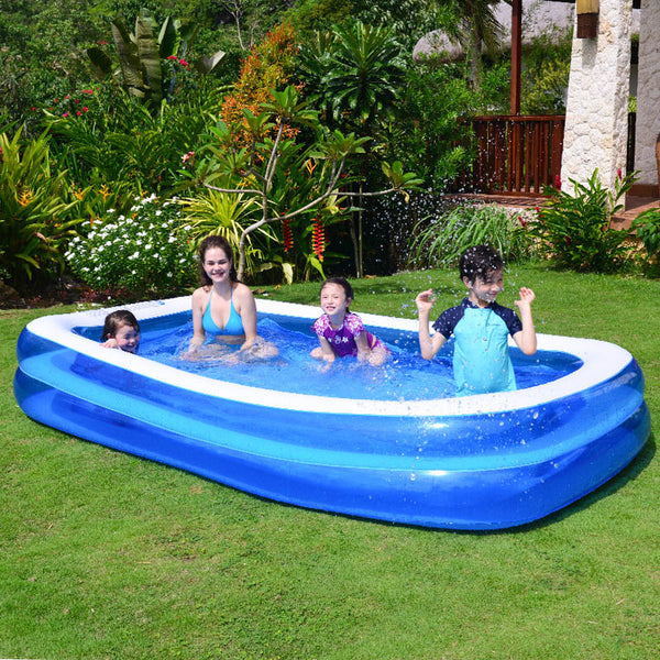 Baby Kid Inflatable Swimming Pool Paddling Pool Large Size Thickened Square Swimming Pool HFing