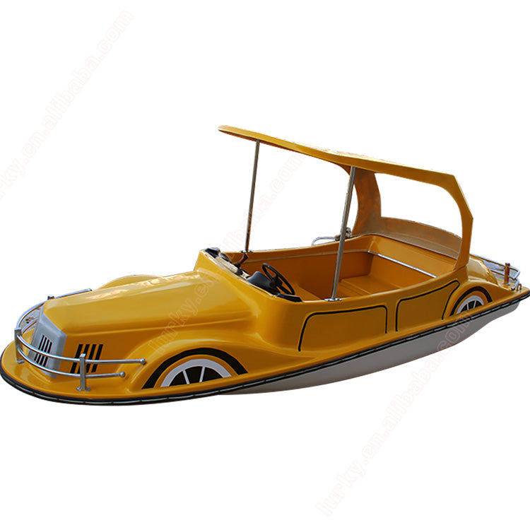 water park fiberglass electric water car boat for sale with cheap