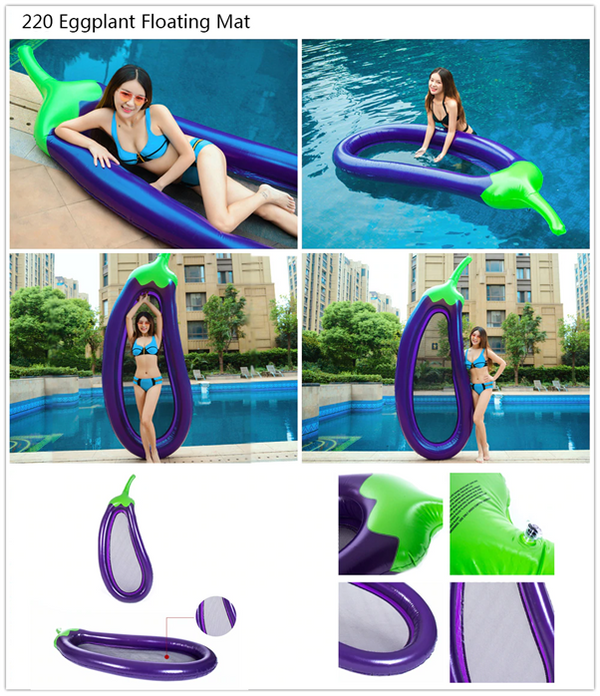 Inflatable eggplant